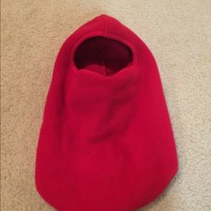Youth Fleece face protector.
